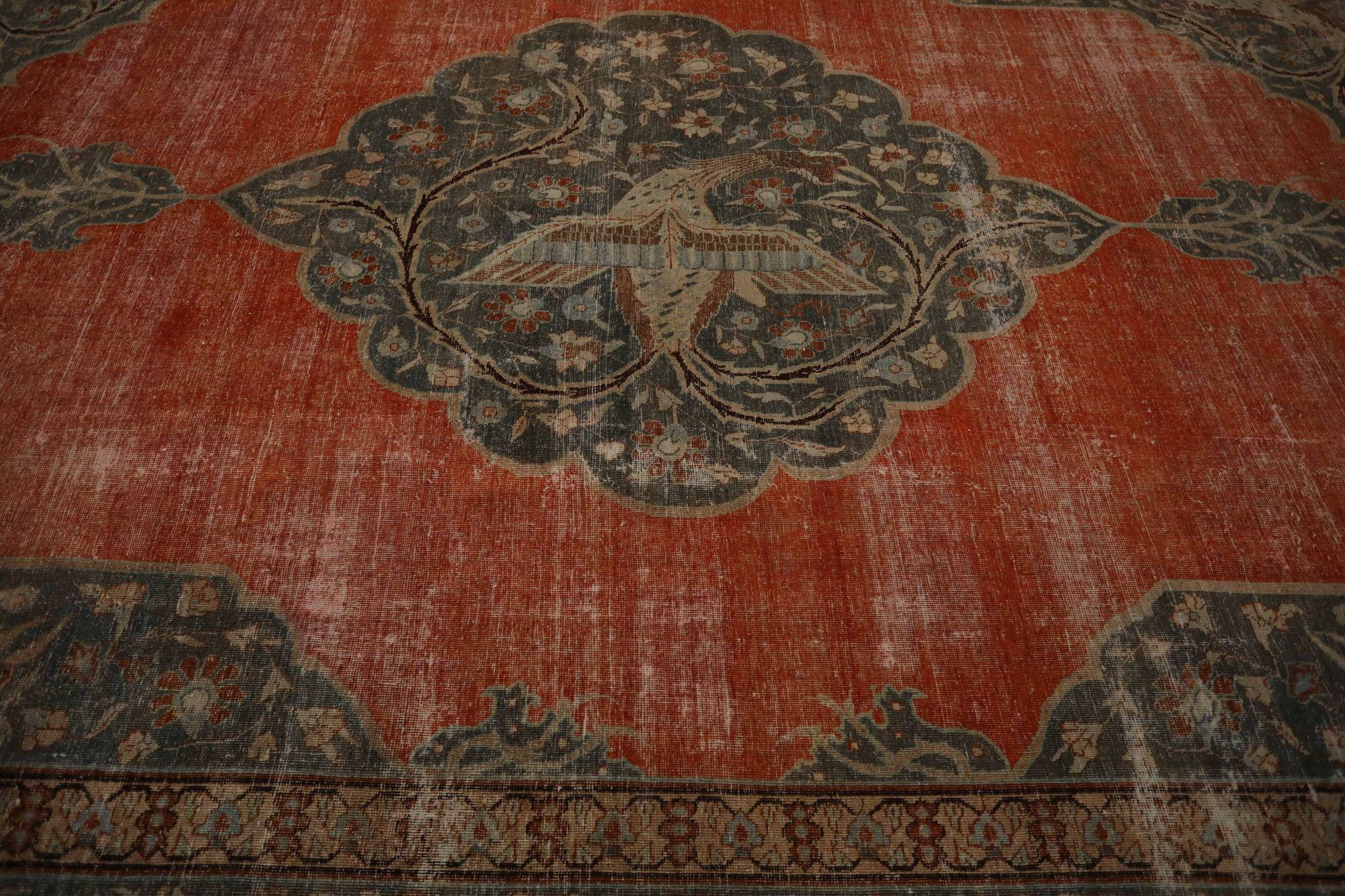 Discover the elegance of Persian Tabriz featuring Area Rugs in Circa 1880. Designed with Wool and BrownRed, this exclusive design is perfect for enhancing your space.