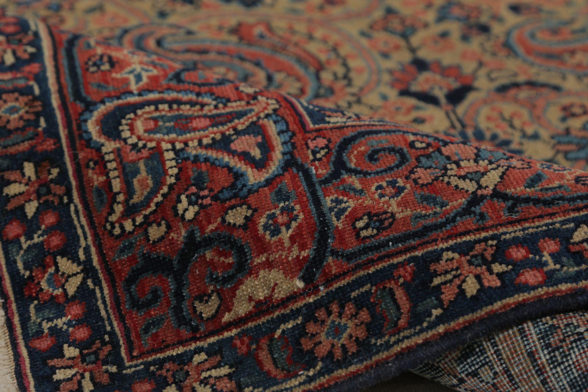 XX secolo Tappeti persiani Tabriz - Lana Marrone Rosso Taupe Design - 98002 in vendita