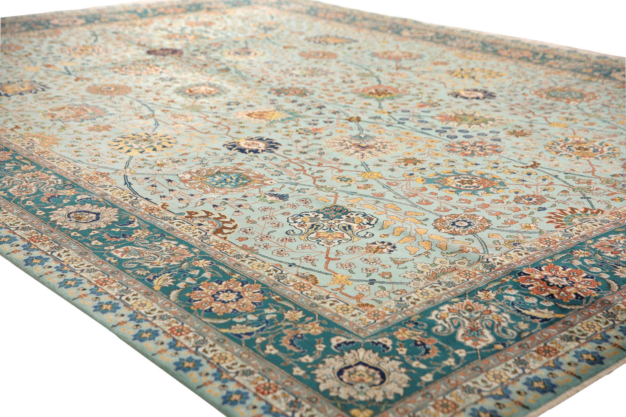 Iracheno Tappeti persiani Tabriz - Lana Design-Light - 97248 in vendita