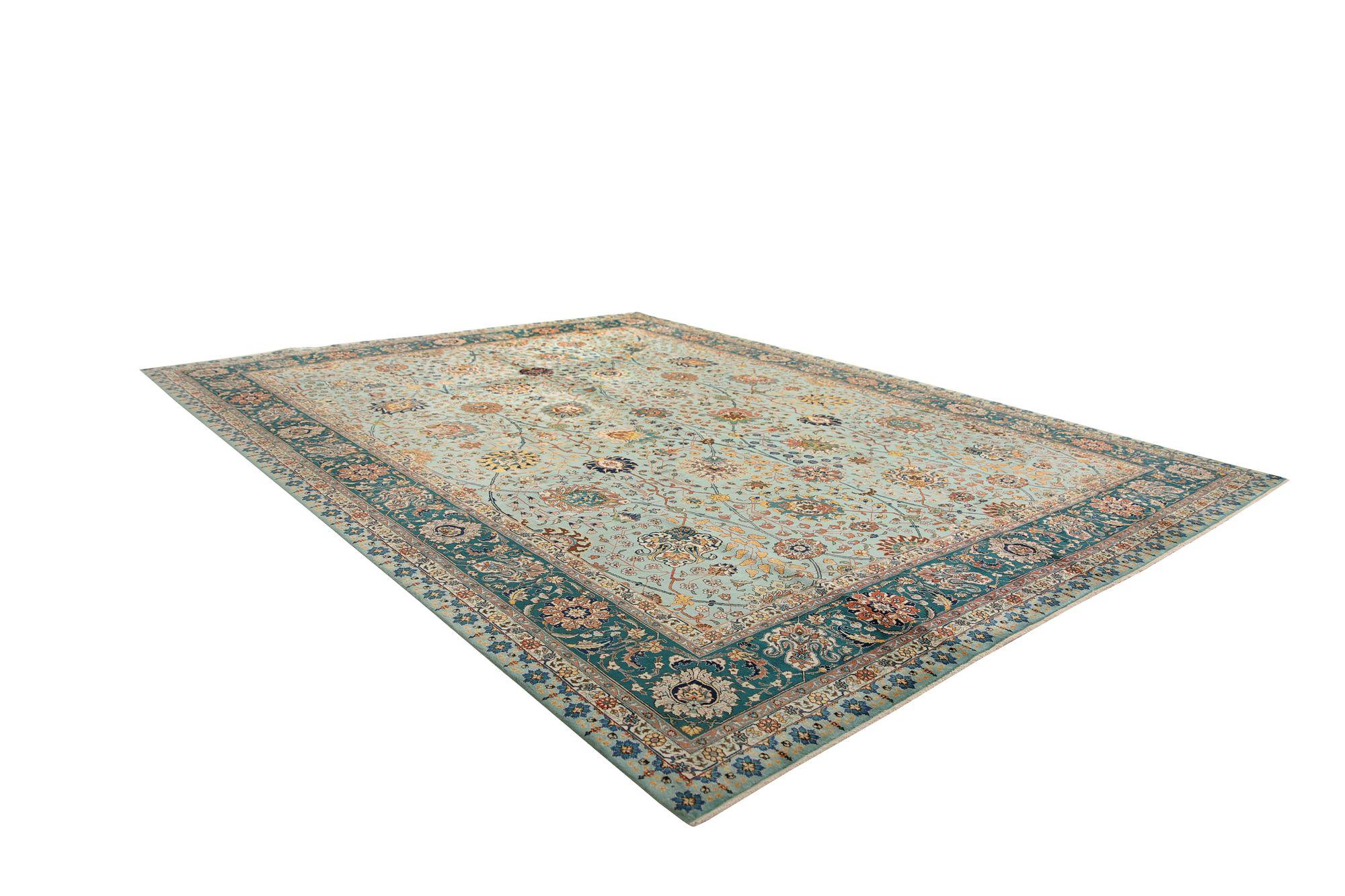 Tappeti persiani Tabriz - Lana Design-Light - 97248 In condizioni ottime in vendita a Dallas, TX