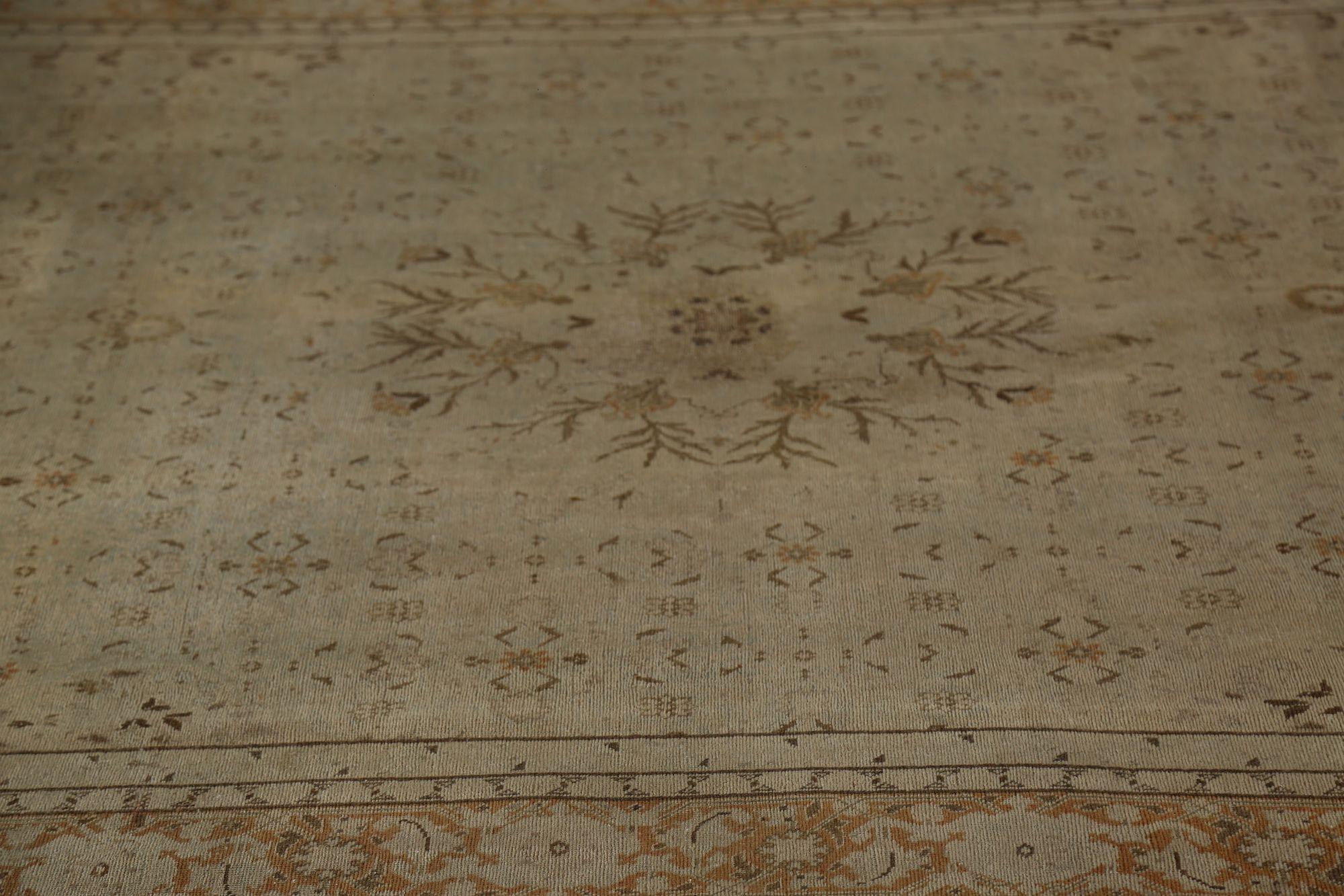 XX secolo Tappeti persiani Tabriz - Lana Taupe Design - 96871 in vendita