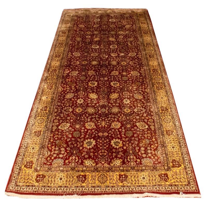 Persian Tabriz Carpet 13.5' x 6.9' For Sale