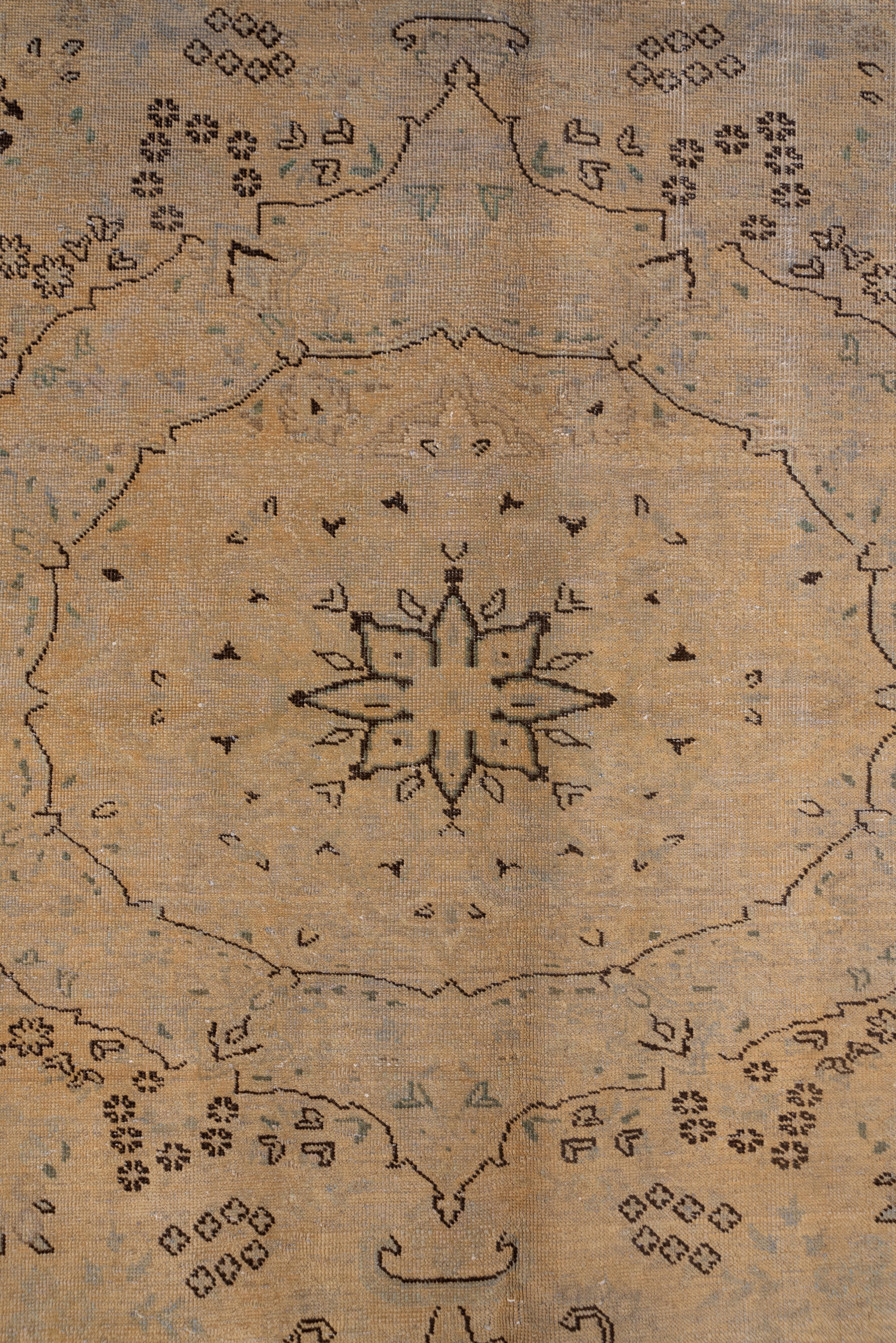 Hand-Knotted Persian Tabriz Carpet For Sale