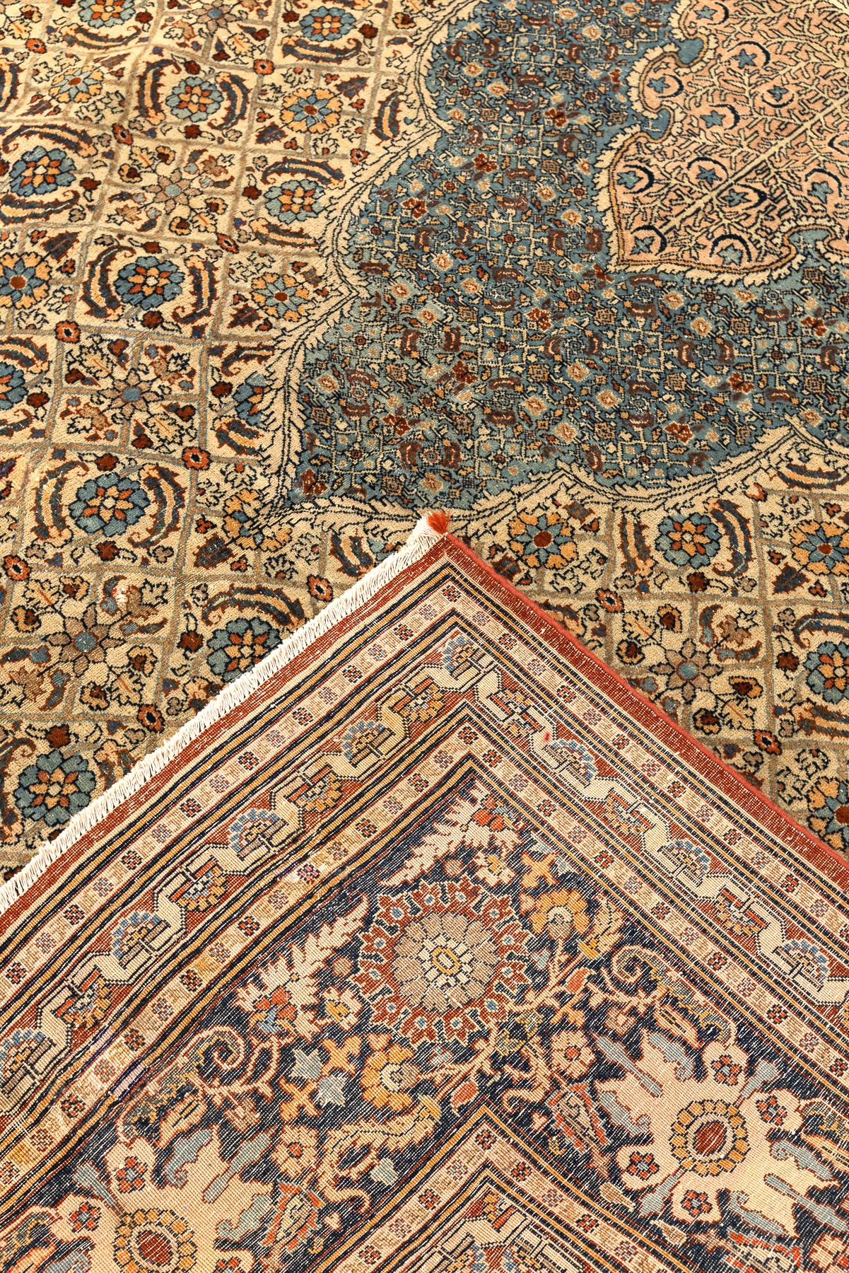 Persian Tabriz Carpet  In Excellent Condition For Sale In Barueri, SP, BR