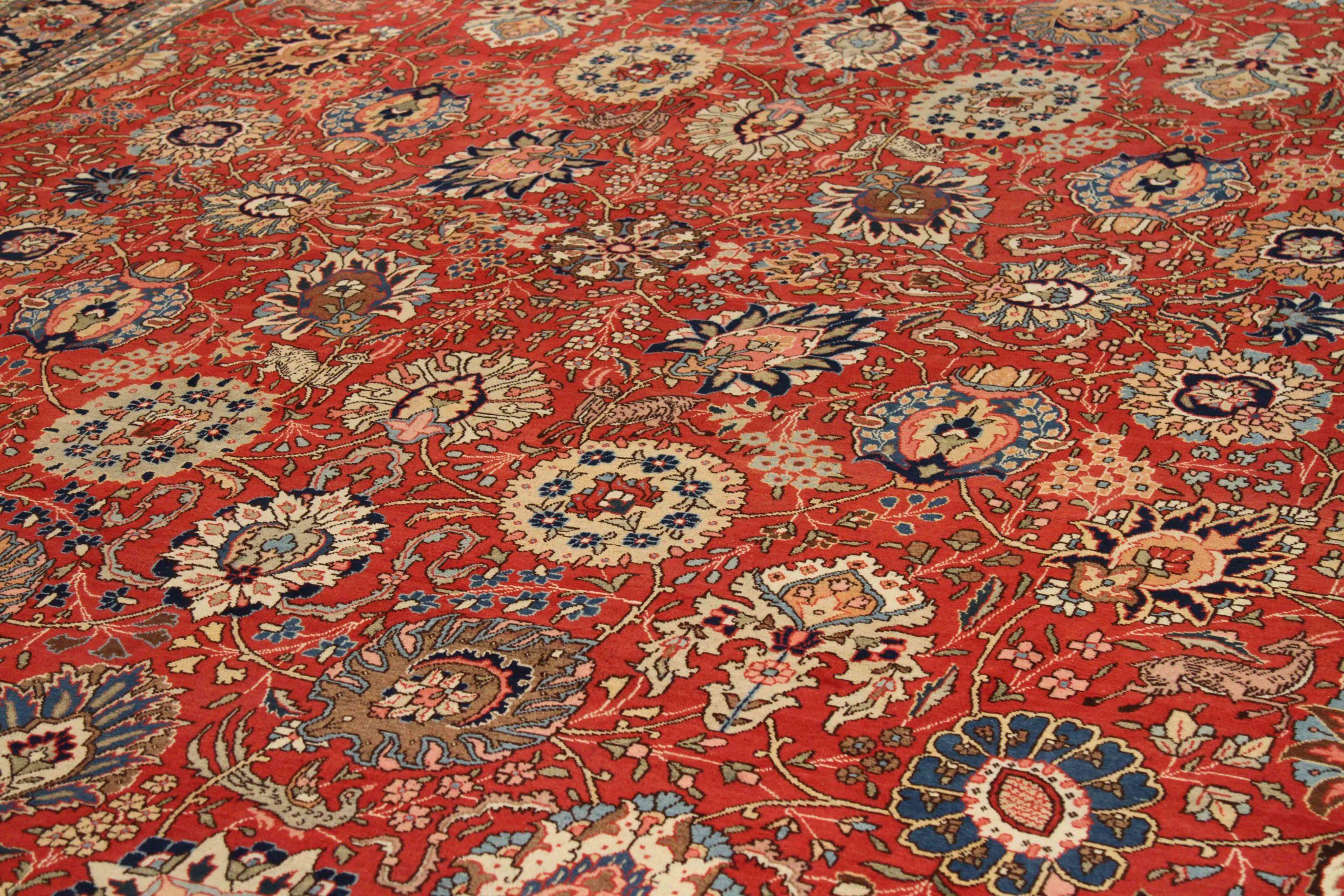 Asiatico Tabriz persiano, circa 1880 - 70183 in vendita