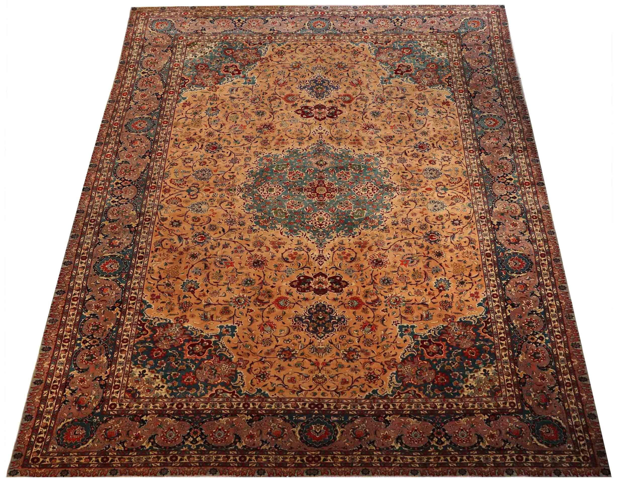 Discover the elegance of Persian Tabriz featuring beautiful craftsmanship in Circa 1880. Designed with meticulous attention to detail, this exclusive design is perfect for enhancing your space.