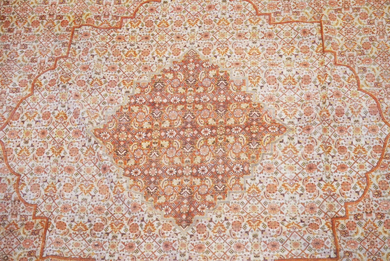 Wool Persian Tabriz Hadji Jalili, circa 1900 For Sale