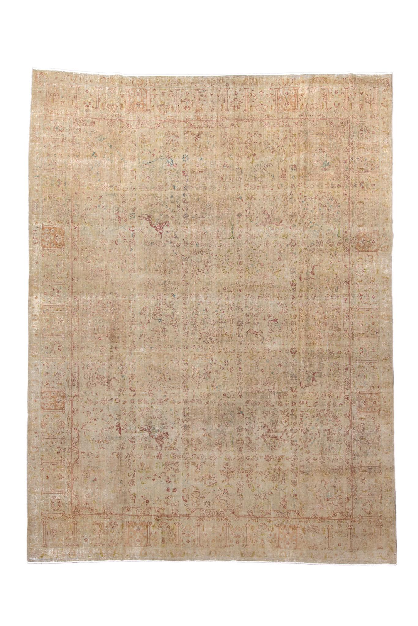Persian Tabriz in Washed Gold