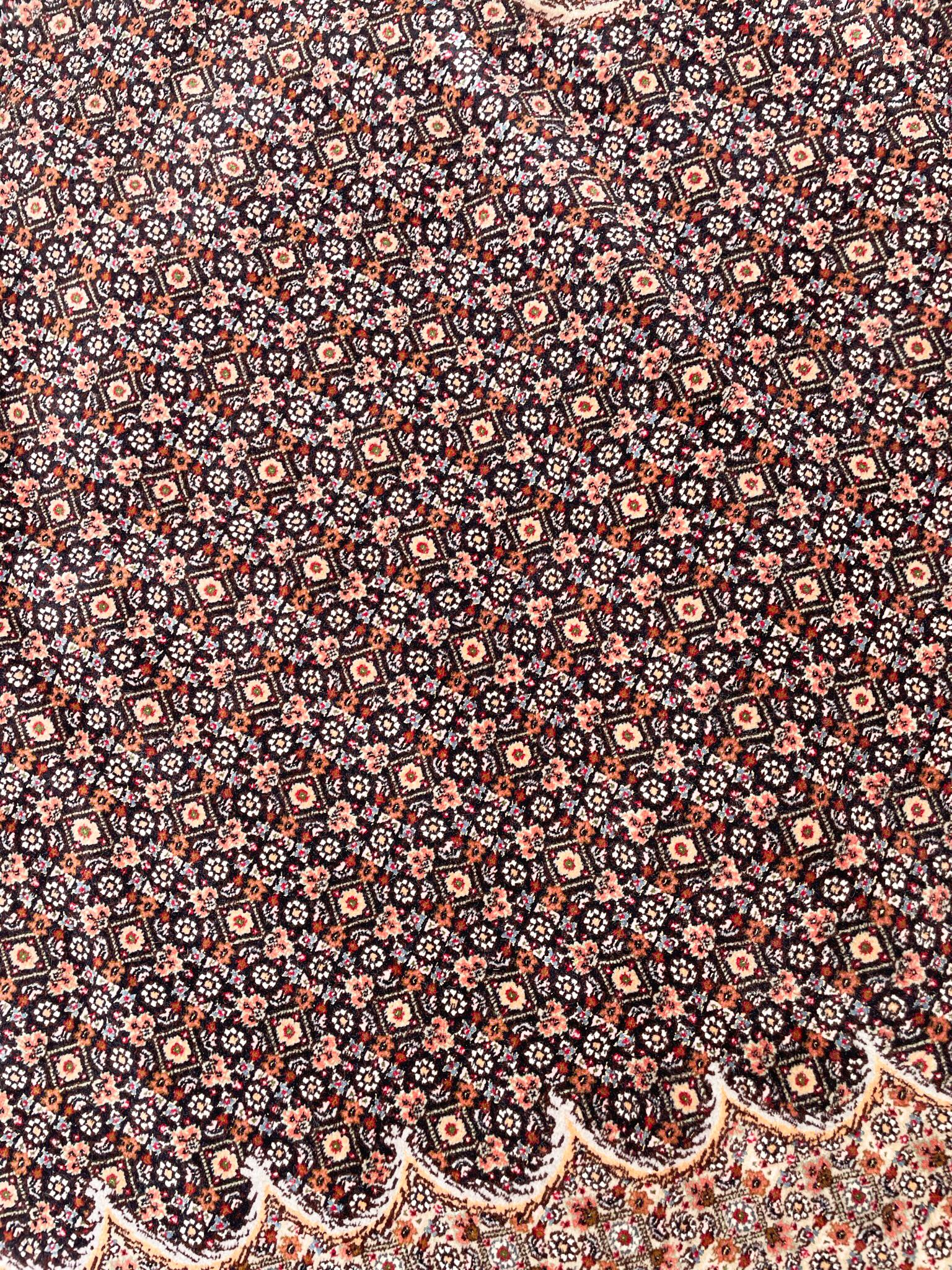 Persian Tabriz Mahi Carpet For Sale 2