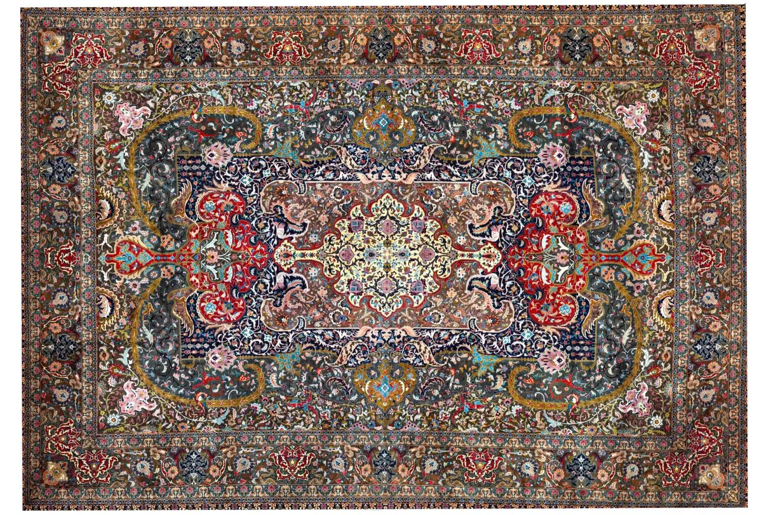 Persiano Tappeti persiani Tabriz Circa 1880 - 67125 in vendita