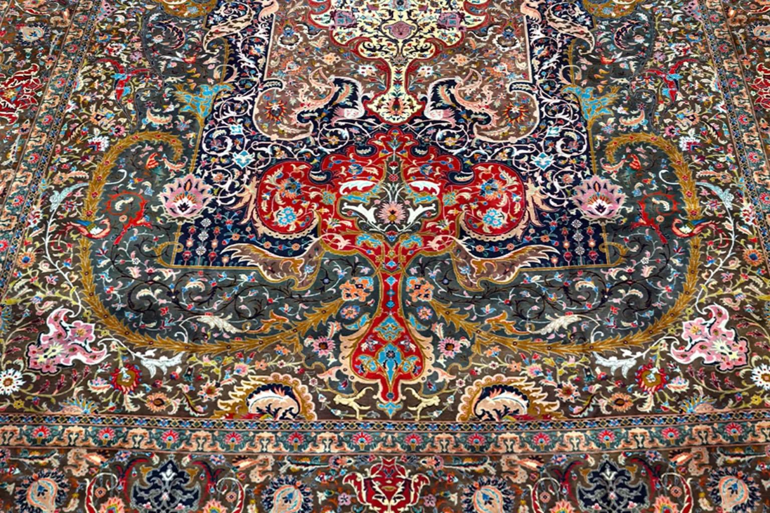 Tappeti persiani Tabriz Circa 1880 - 67125 In condizioni ottime in vendita a Dallas, TX