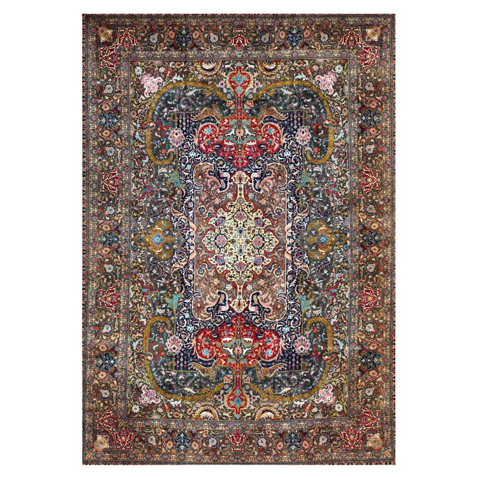 Tappeti persiani Tabriz Circa 1880 - 67125 in vendita