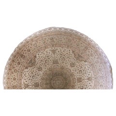 Tappeto Persiano Tabriz Over Size Circa 1990 - Lana Marrone Avorio Taupe 70595