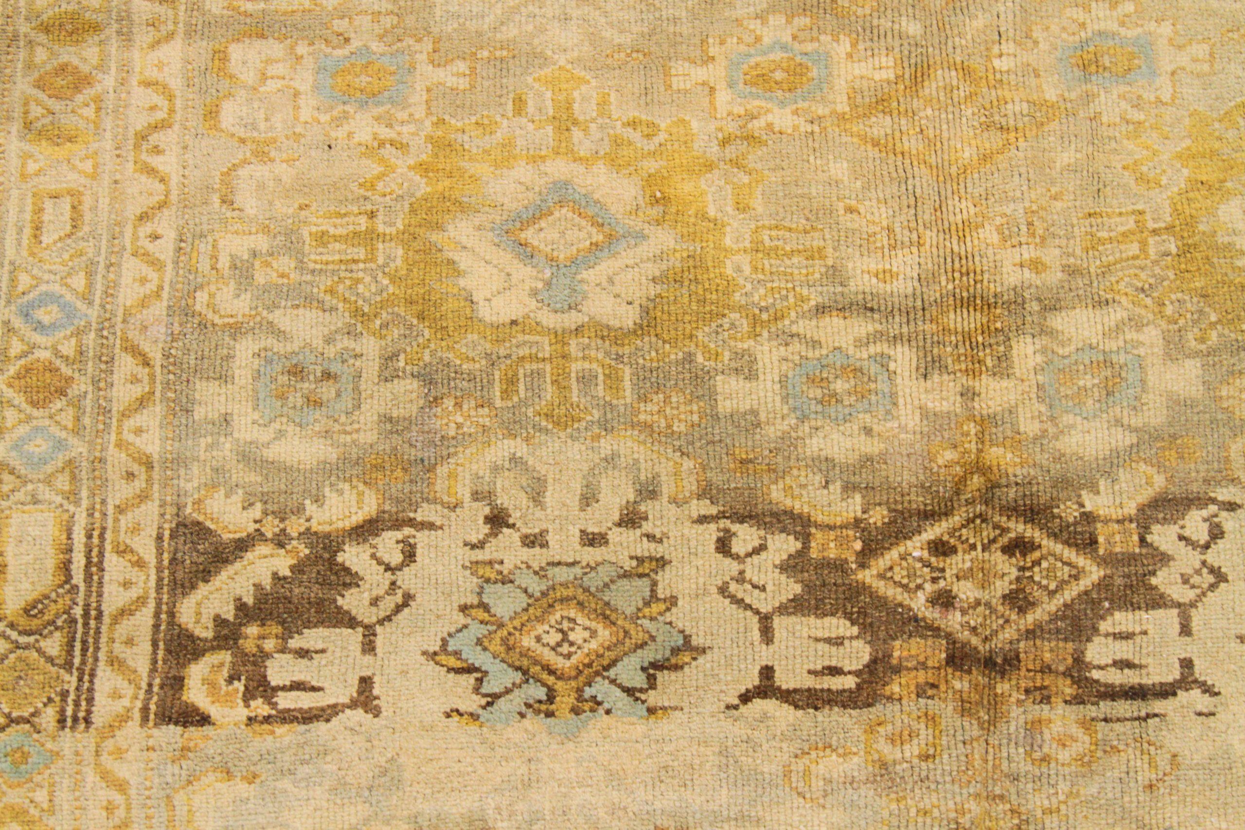 Tappeto Persiano Tabriz Over Size - Lana Marrone Avorio Design - 75849 In condizioni ottime in vendita a Dallas, TX