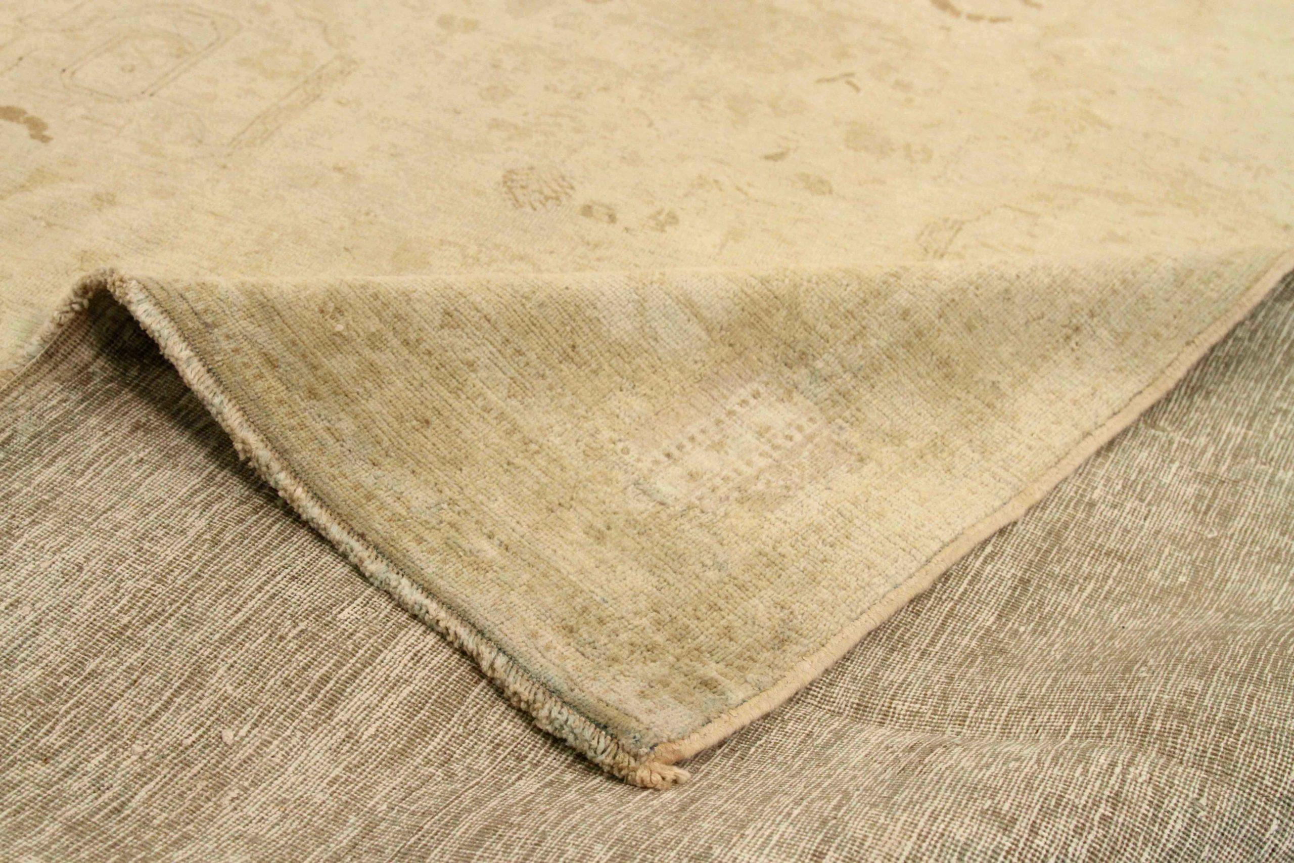 Tappeto Persiano Tabriz Over Size - Lana Marrone Avorio Taupe Design - 76037 In condizioni ottime in vendita a Dallas, TX