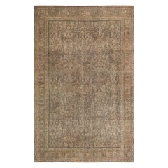 Tappeto Persiano Tabriz Over Size - Lana Marrone Taupe Design - 97746