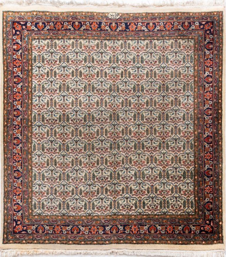 Persian Tabriz Rug 4.3' x 3.9' For Sale