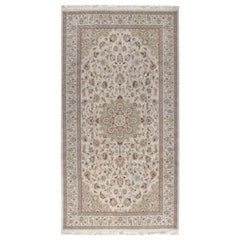 Tapis persan Tabriz en laine et soie