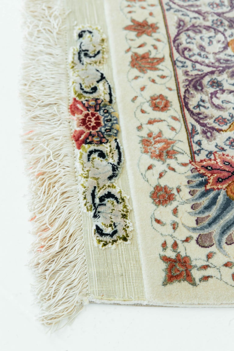 Persian Tabriz Rug Signed by Jalilnia For Sale at 1stDibs