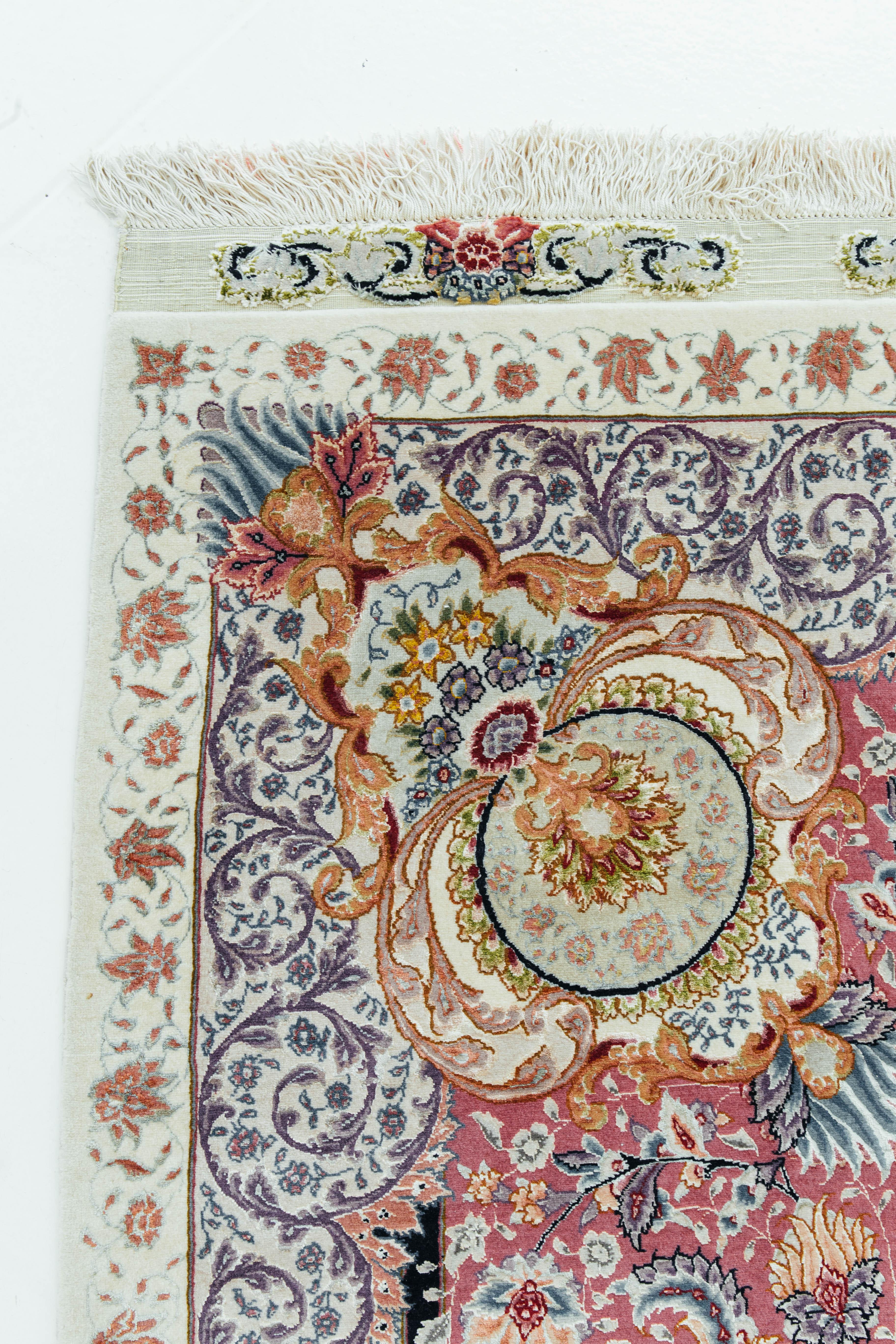 Persischer Täbris-Teppich, signiert von Jalilnia im Angebot 8