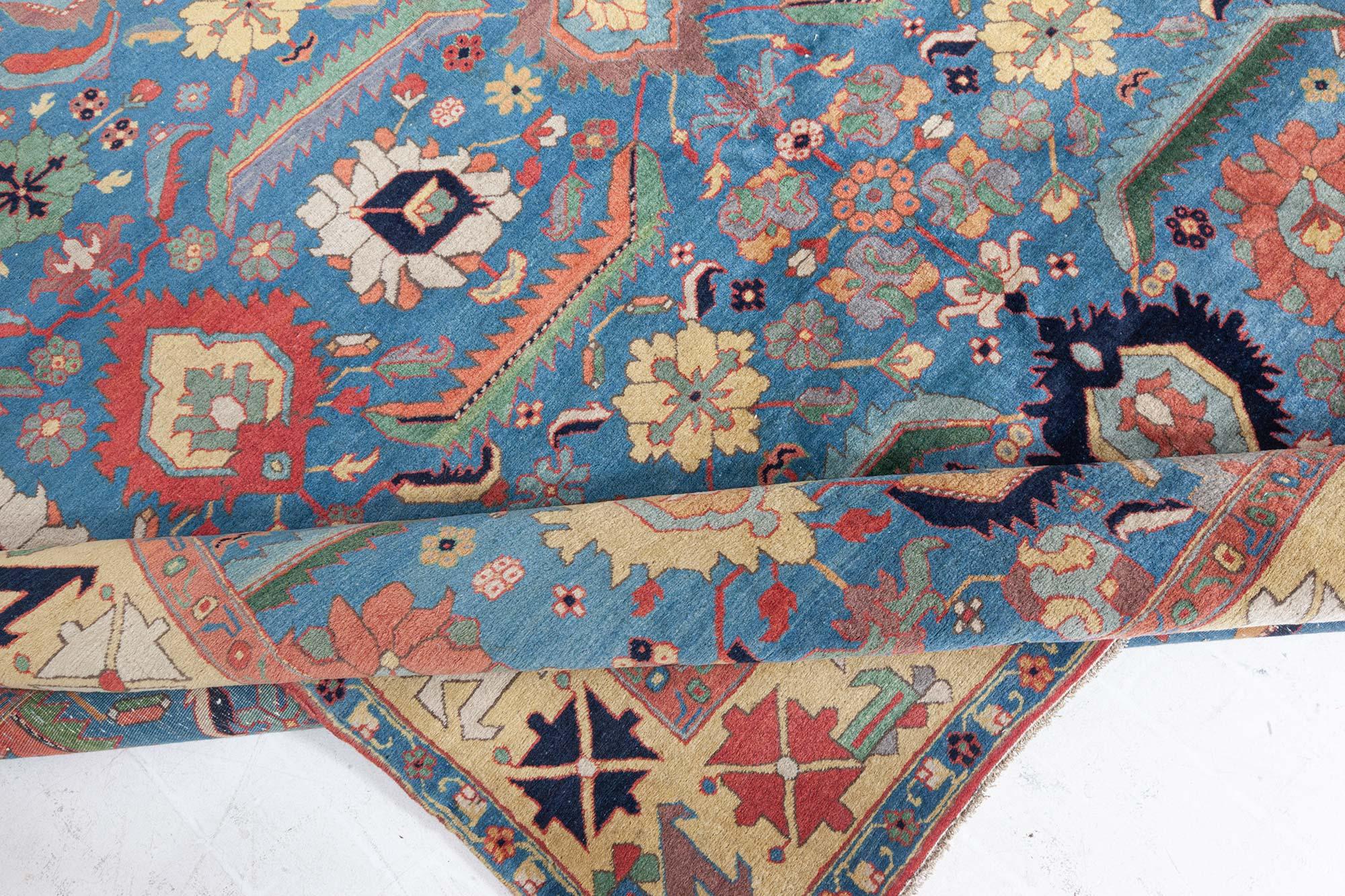 Persian Tabriz Rug With a Cintamani insignia in one corner For Sale 2