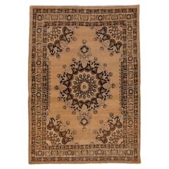 Persian Tabriz Rug with Floral Star Central Medallion