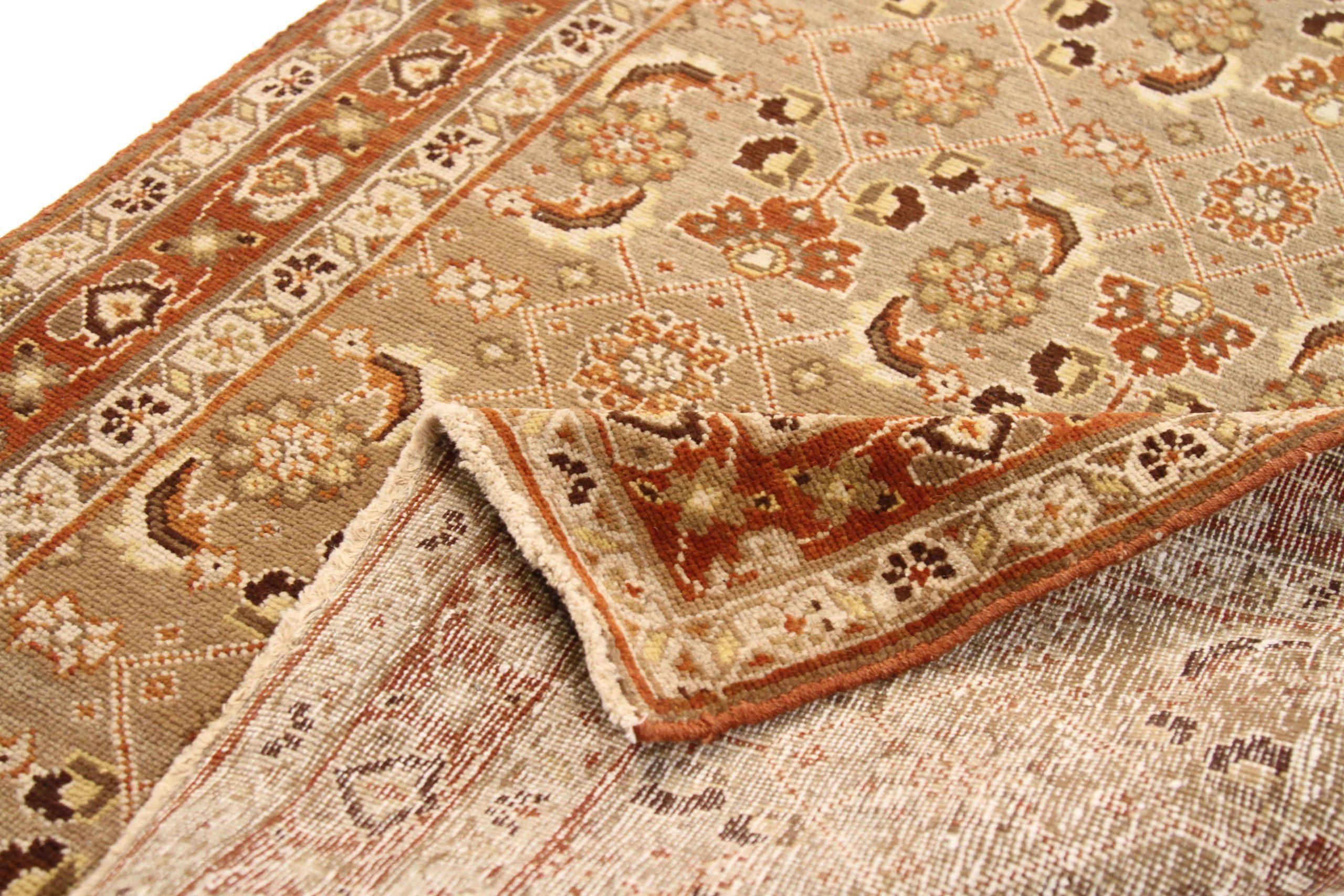 Asiatique Persian Tabriz Runner Rug - 16101 en vente