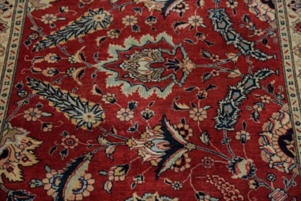 Alfombra Persa Tabriz - Lana Diseño Rojo - 91579 en Excelente estado para la venta en Dallas, TX