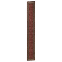 Tappeto persiano Tabriz Runner - Disegno rosso lana - 96957