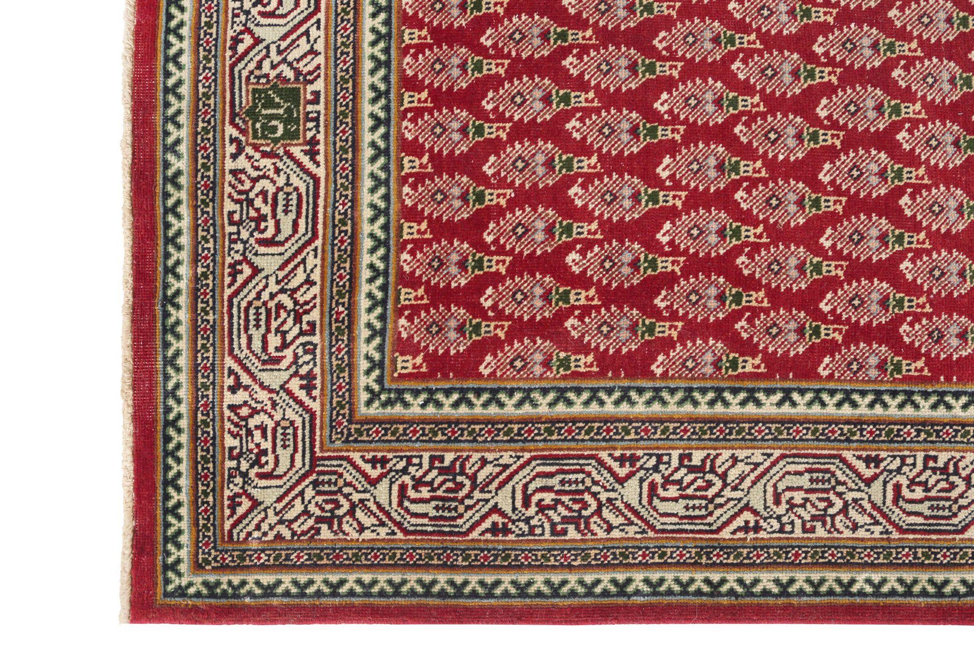 Discover the elegance of Persian Tabriz featuring Runner Rug in Circa 1910. Designed with Wool and Red, this exclusive design is perfect for enhancing your space.