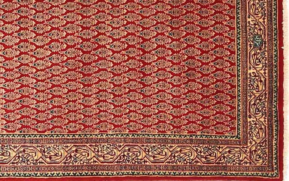 Asiatico Tappeto Persiano Tabriz Piccolo - Lana Avorio Rosso 74094 in vendita