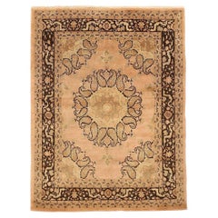 Tappeto persiano Tabriz Piccolo Circa 1910 - Lana Marrone Rosa Taupe 71037