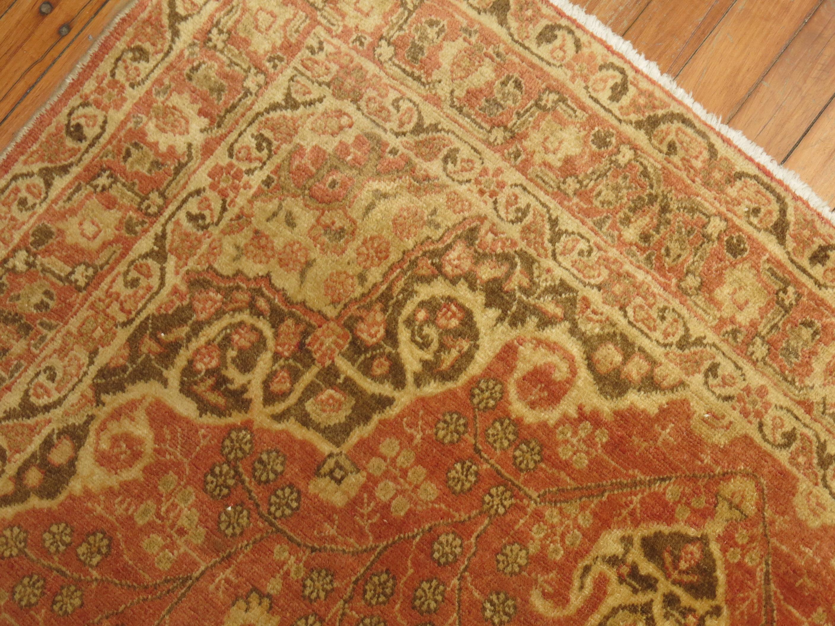 Persian Tabriz Small Rug at 1stDibs