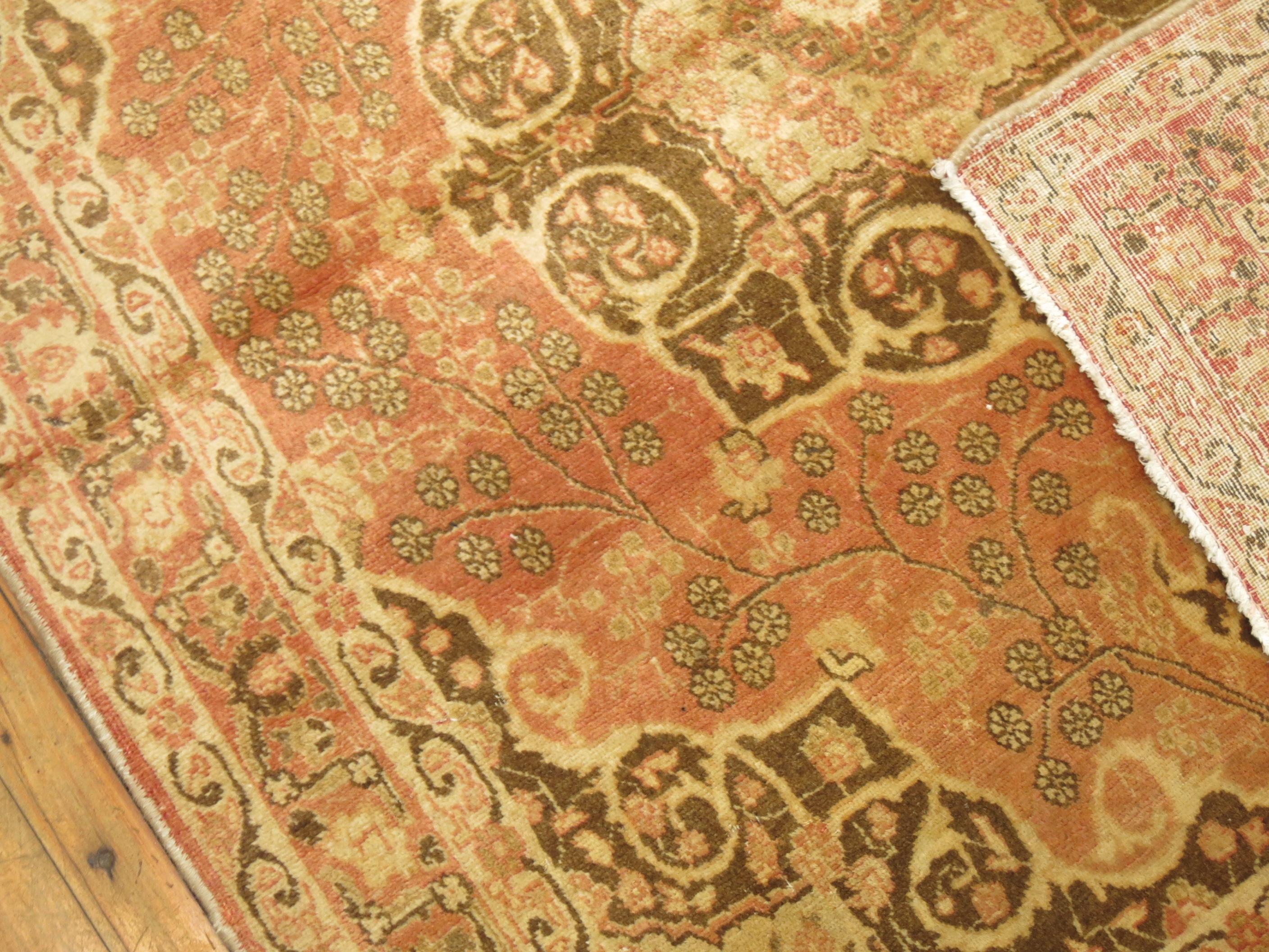 Persian Tabriz Small Rug at 1stDibs