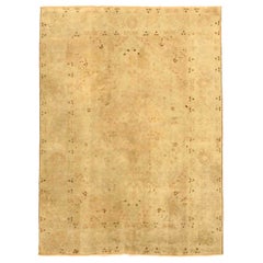 Persischer Tabriz Small Teppich - Wolle Braun Elfenbein Design - 75751