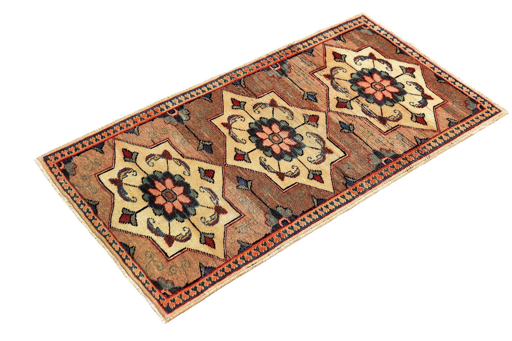 Tappeto persiano Tabriz Small - Lana Marrone Avorio Design - 96801 In condizioni ottime in vendita a Dallas, TX