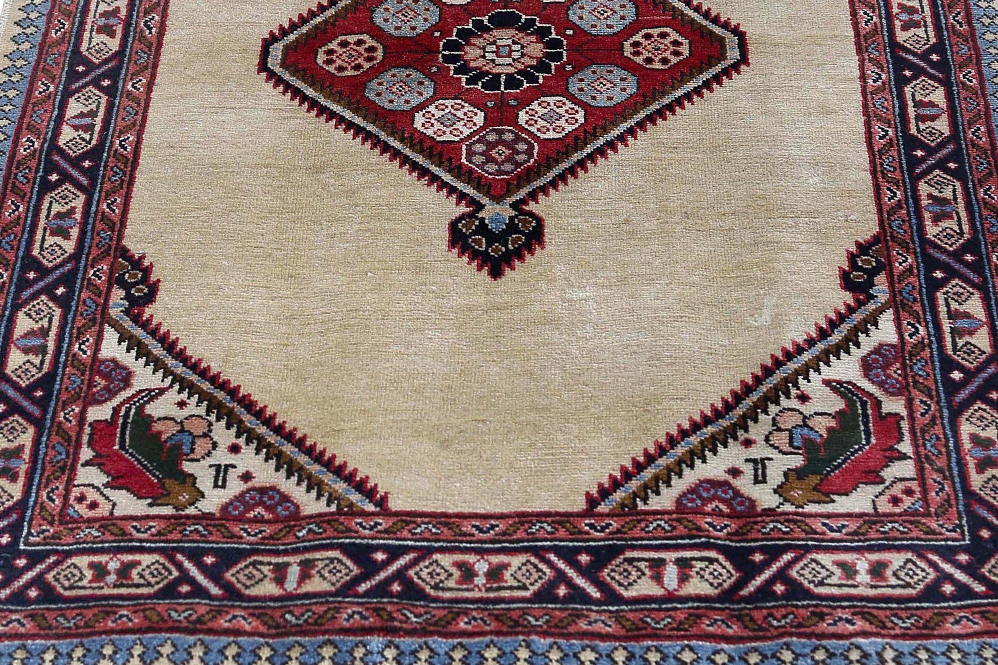 XX secolo Tappeto persiano Tabriz Small - Disegno in lana e avorio - 96655 in vendita