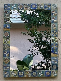 Specchio con piastrelle persiane