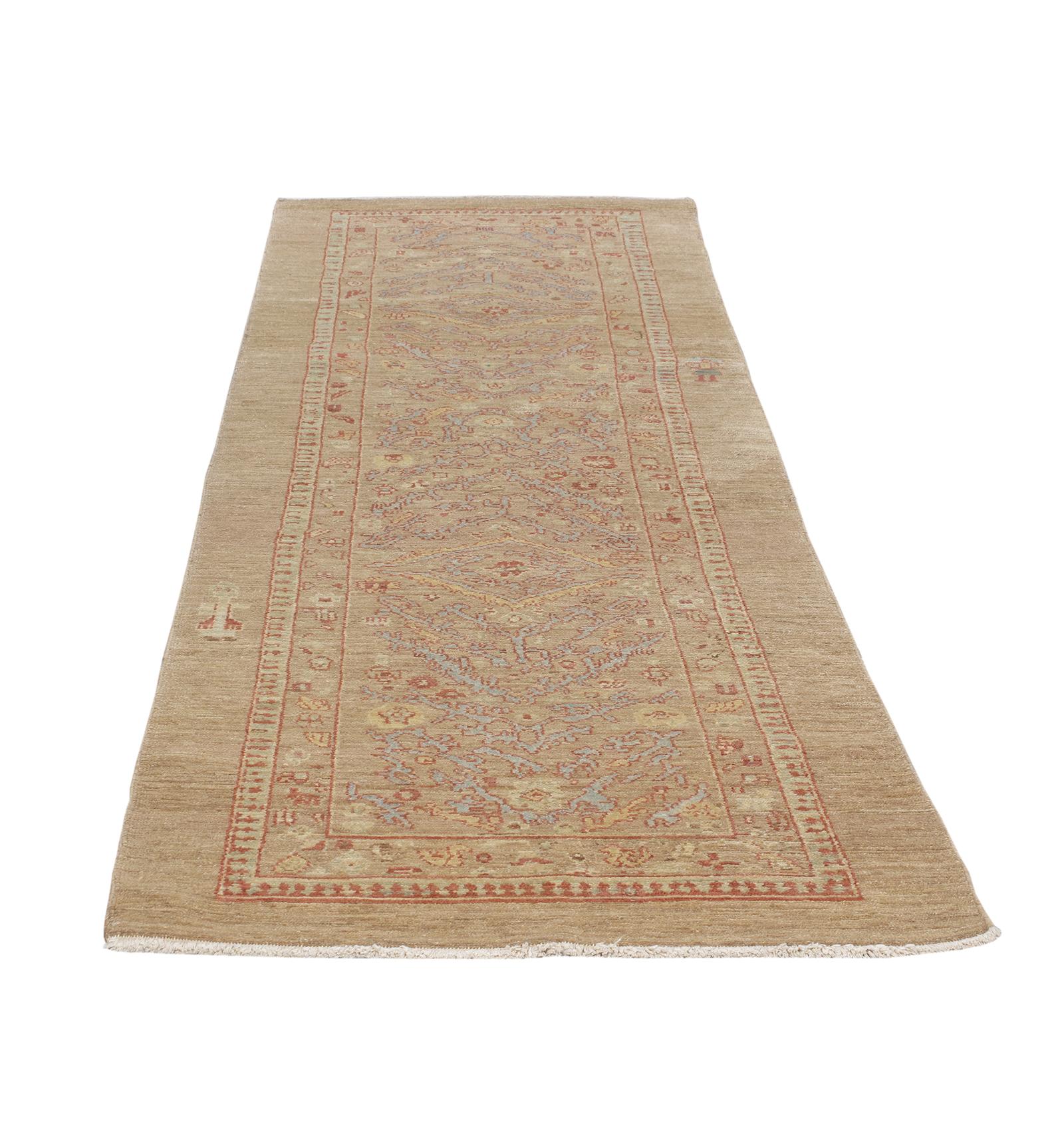 This Persian tribal hand knotted rug is hand-carded with the finest wool, and made with all natural dyes by the local Kurdish artisan weavers in Iran. Custom sizes and colors available. Rug size 2'10
