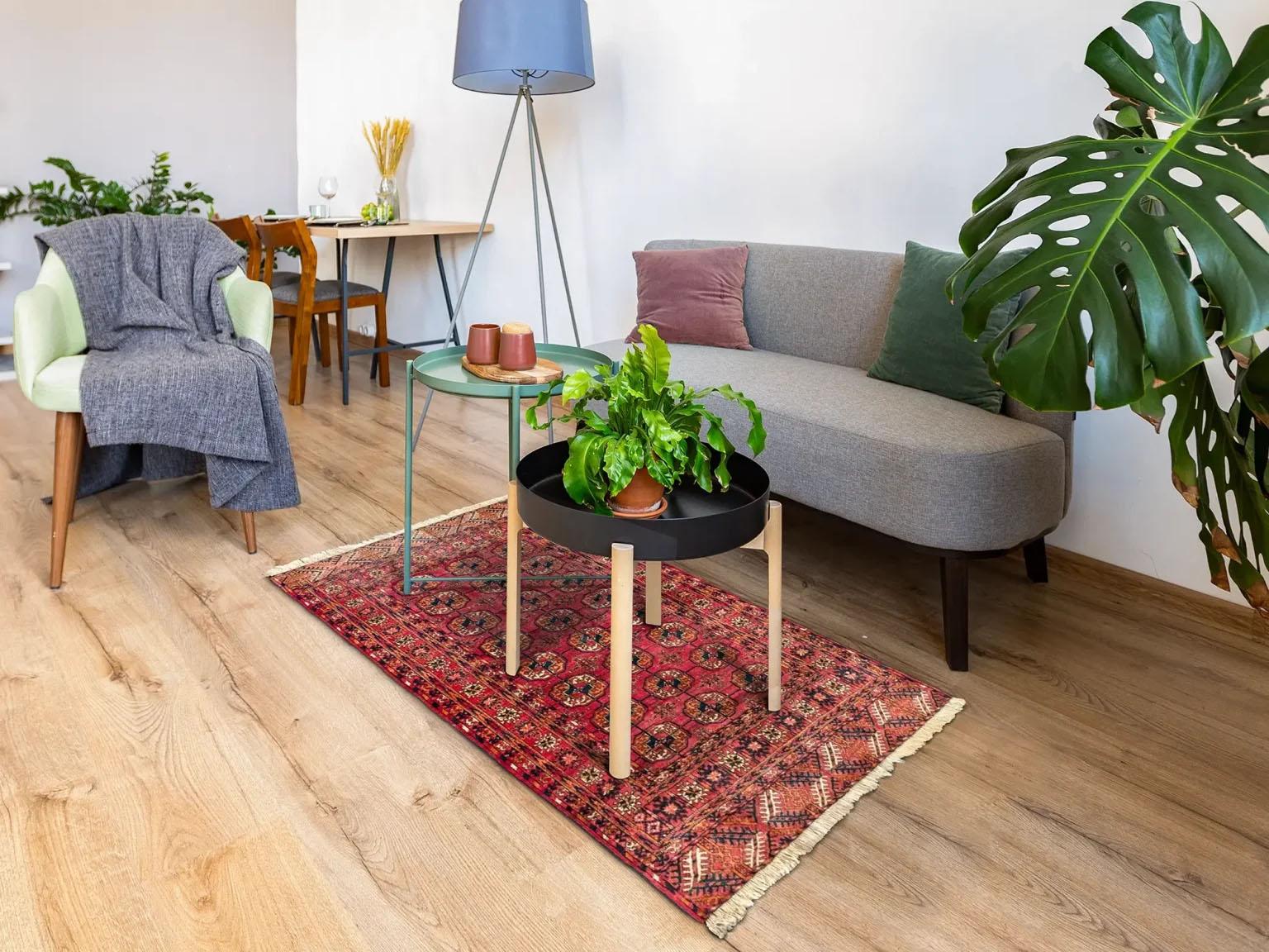 A Hand-Woven Legacy: The Persian Turkoman Wool Rug
Step into the storied world of tribal artistry with this exquisite Persian Turkoman rug. A hand-woven masterpiece from Iran, this small rug is more than a decorative accent; it is a tangible piece