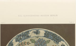 Persian-Turkish Faience Plate with Tulip and Artichoke Motif, J.Lessing, 1890, view 3