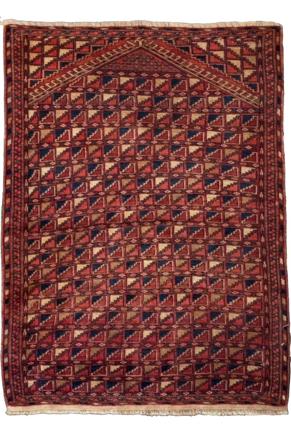 Persisch-turkmenischer kleiner Teppich - 73243 im Angebot 1