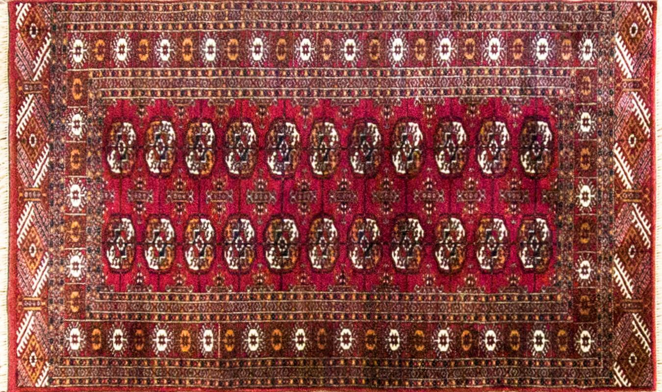Turkoman rugs are type of handmade floor-covering textile traditionally originating in Central Asia. It is useful to distinguish between the original Turkmen tribal rugs and the rugs produced in large numbers for export mainly in Pakistan and Iran