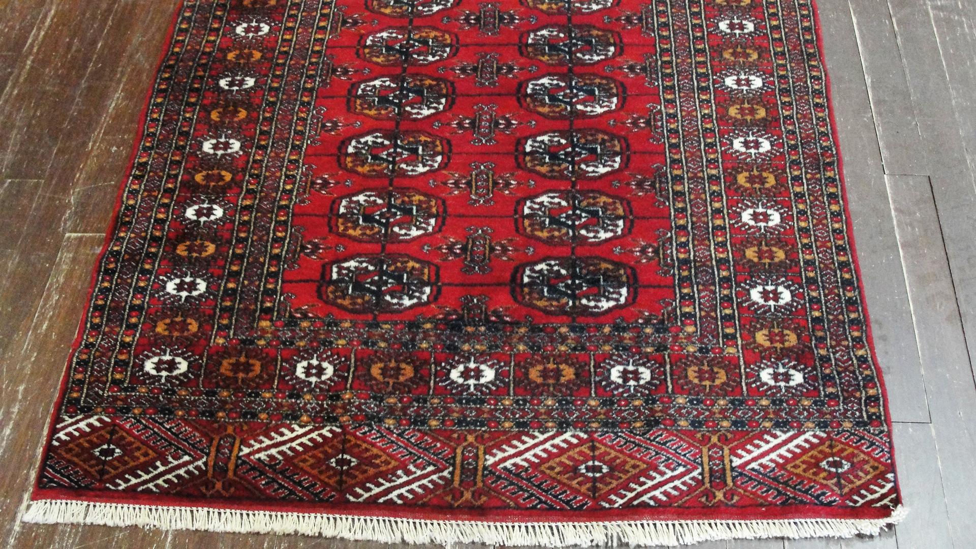 Wool Persian Turkoman Rug For Sale