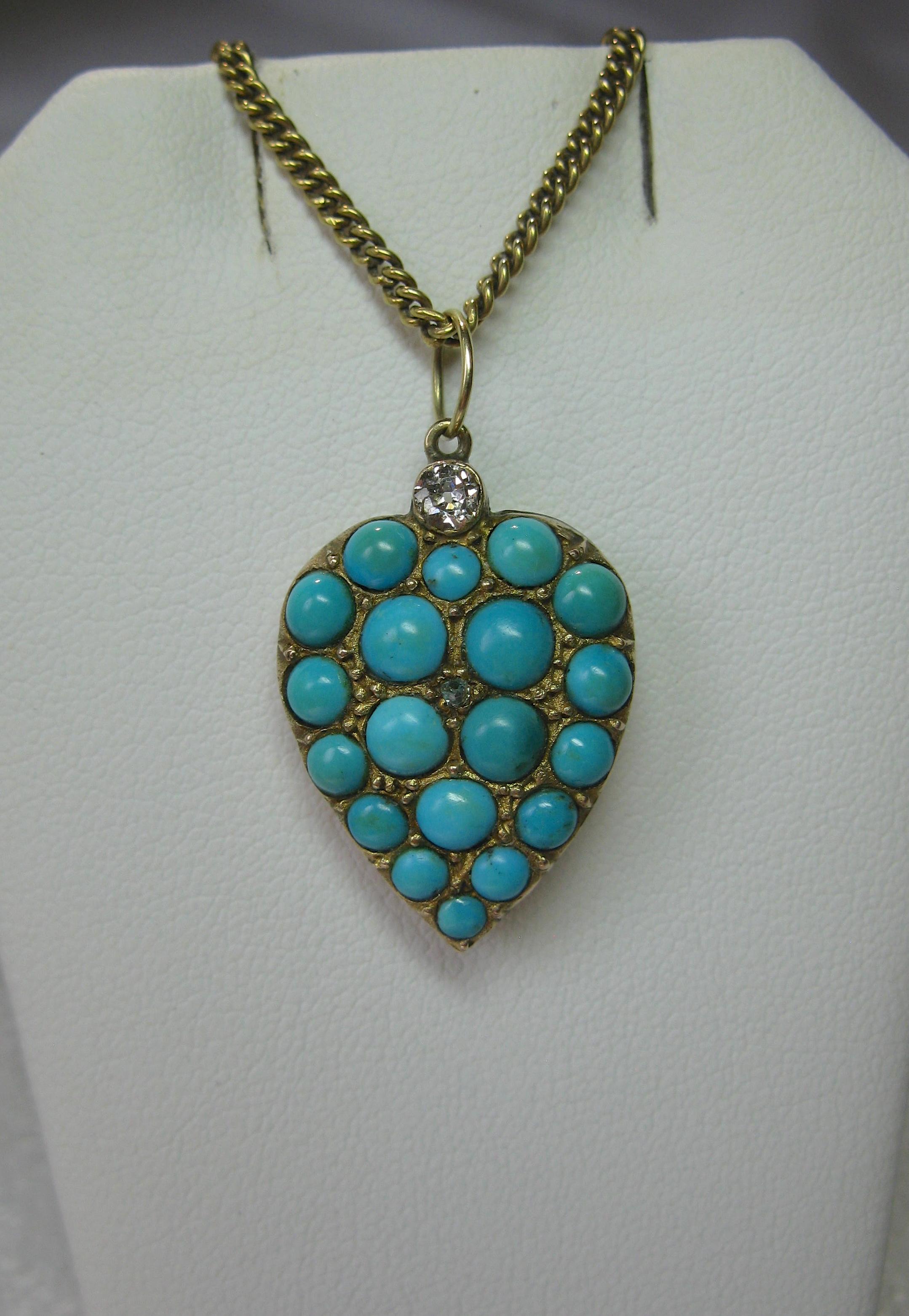 persian turquoise pendant