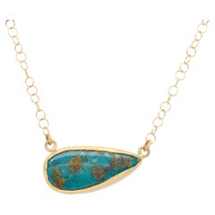 Persian Turquoise Gold Necklace