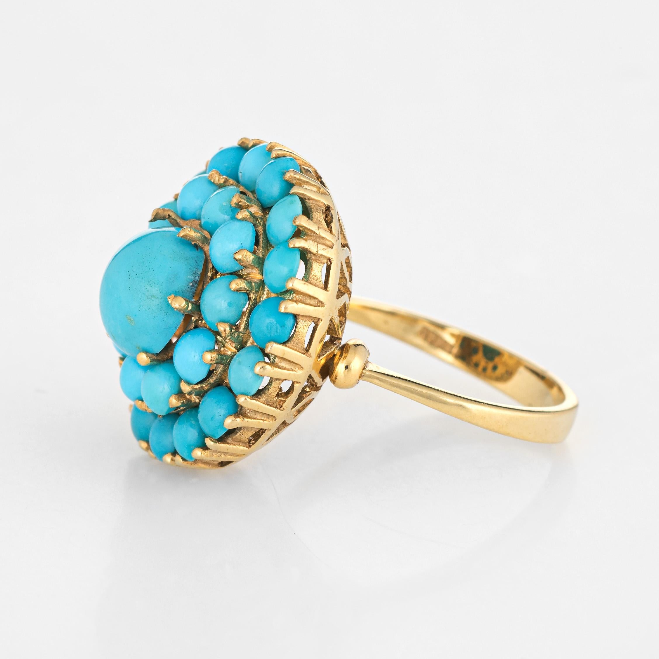 vintage turquoise and gold jewelry