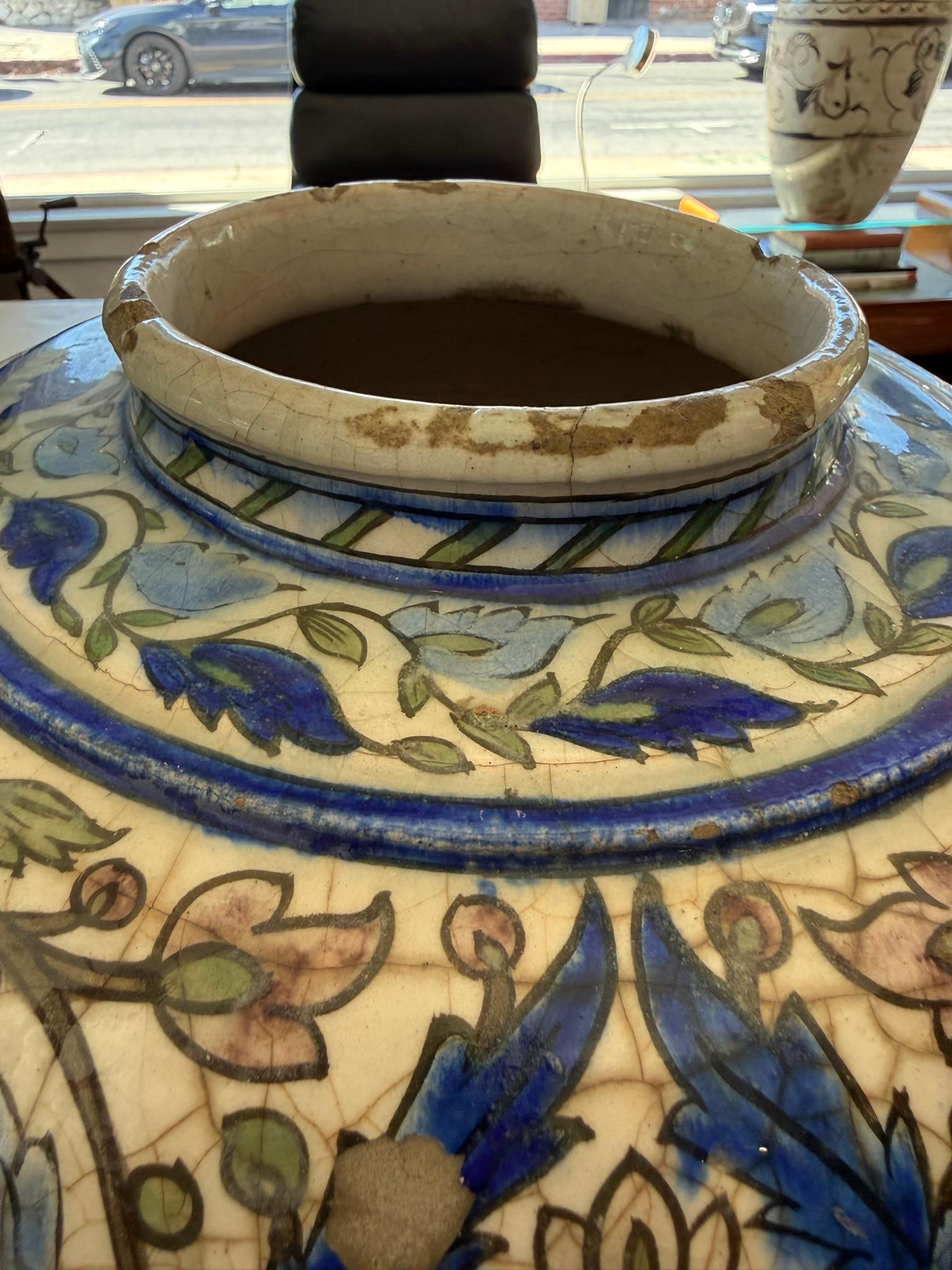 Persische Urne/Vase, 1880er Jahre (Katarisch) im Angebot