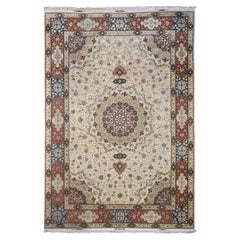 Persian Vintage Isfahan Wool and Silk Rug 11'2''x16'5''