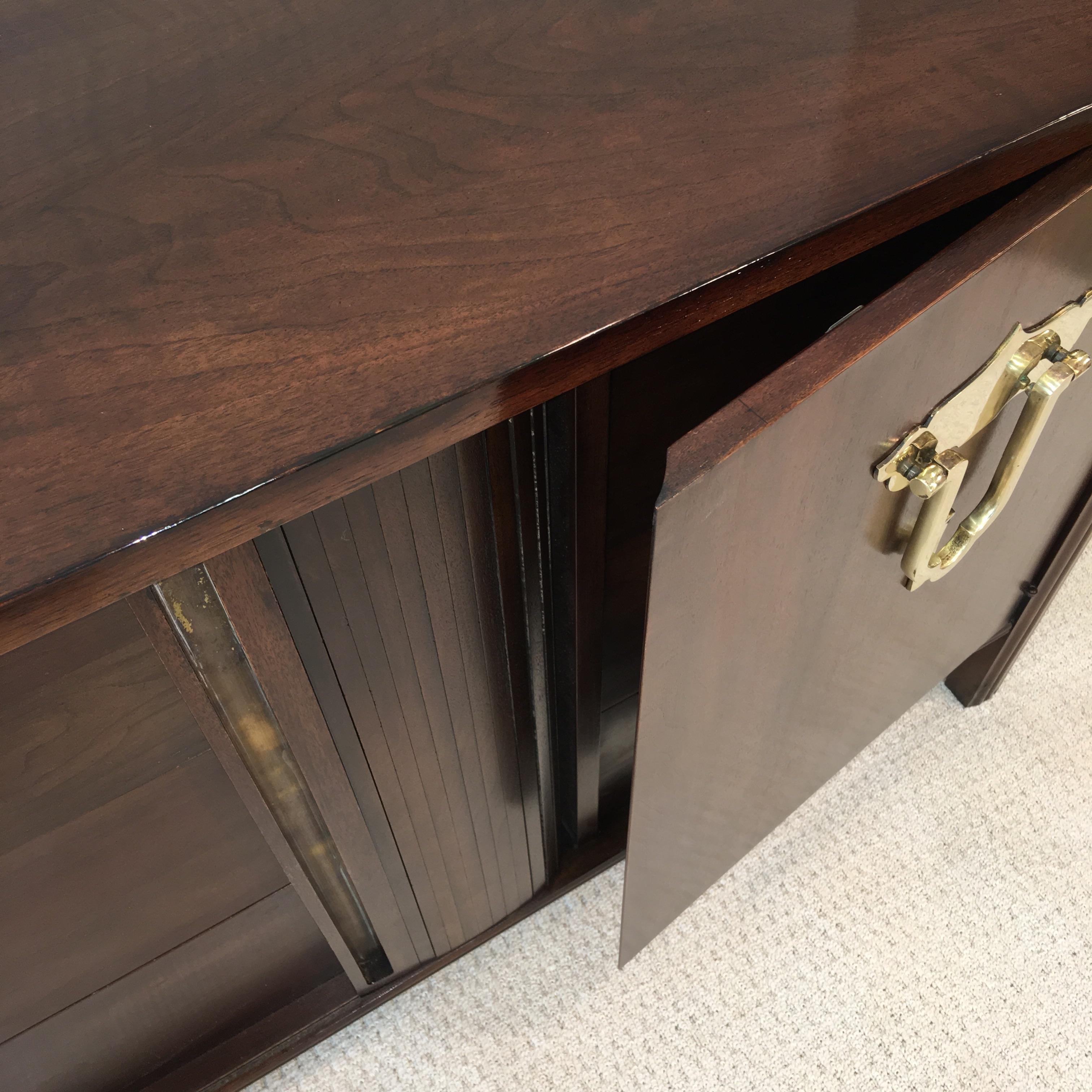 Persian Walnut Dresser by Bert England for John Widdicomb For Sale 8